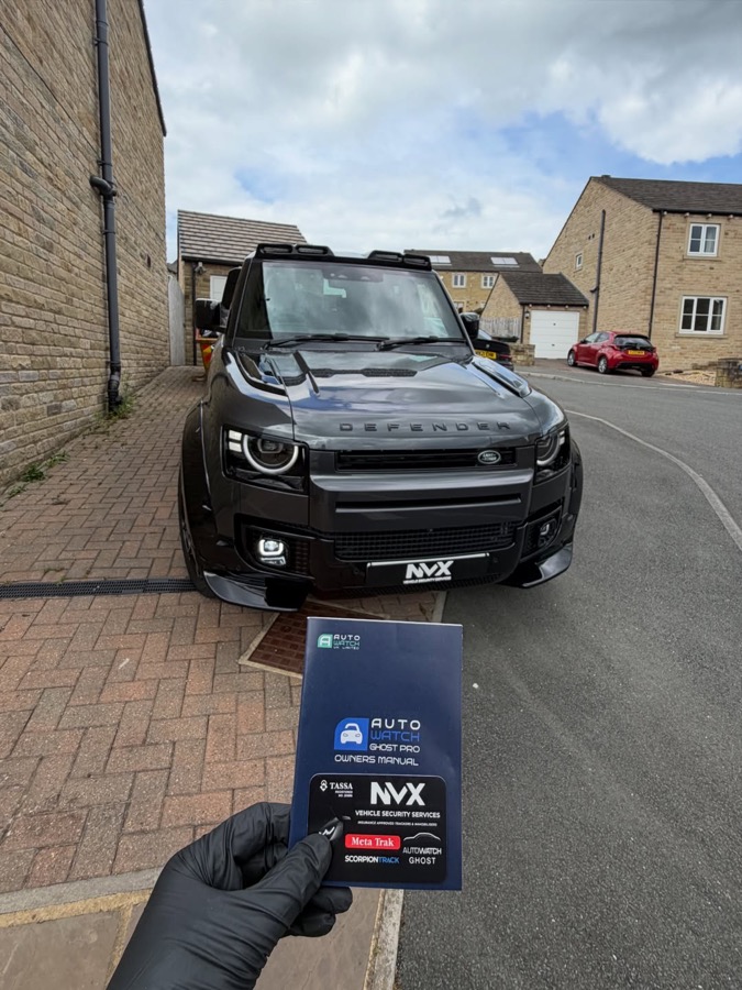 Land Rover Defender secured with Autowatch Ghost immobiliser