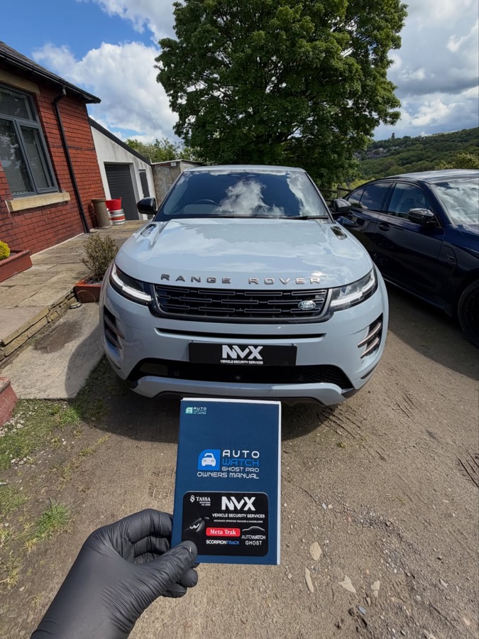 Range Rover Evoque secured with Autowatch Ghost immobiliser