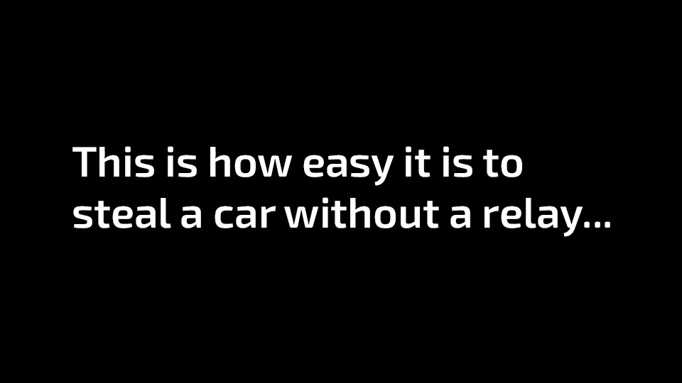 Watch how cars are stolen